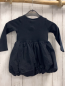 Preview: Zara  Kleid  Gr. 98  schwarz Strickboberteil Ballonrock 