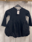 Preview: Zara  Kleid  Gr. 98  schwarz geripptes Oberteil Ballonrock 