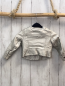 Preview: jbc Lederjacke  Gr. 92  grau silber Reißverschlüsse 