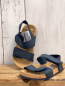 Preview: H&M  Sandalen  Gr. 24  blau 
