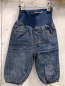 Preview: H&M Hose Gr. 62  blau jeans hoher Bund gefüttert
