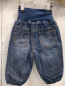 Preview: H&M Hose Gr. 62  blau jeans hoher Bund gefüttert