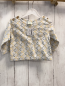 Preview: Alana Langarmshirt Gr. 68  grau gelb petrol Herzen