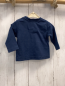 Preview: Tom Tailor Langarmshirt Gr. 56  blau Schrift