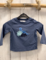 Preview: Sinsay Langarmshirt Gr. 74  blau Dinos