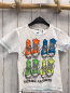 Preview:  T-Shirt Gr. 110  weiß bunte Schuhe