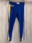 Preview: Ralph Lauren  Sportleggings  Gr. 152  blau + weiß gelber Seitenstreifen 