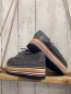 Preview: Pinkai Schuhe  Gr. 36  grau mit dicker gestreifter Sohle 