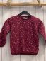 Preview: Lamino  Pullover  Gr. 104  weinrot bunte Sterne 
