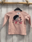 Preview: Lamino  Langarmshirt  Gr. 104  rosa Igel Pilz mit weißen Pailetten 