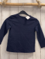 Preview:   Langarmshirt  Gr. 104  blau Schrift mit Blumen 