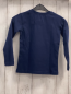 Preview:   Langarmshirt  Gr. 104  blau Affenkopf mit Kappe weiße Schrift 