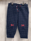 Preview: Disney  Leggings Gr. 80  blau weiße Punkte Minnie Mouse Kopf 
