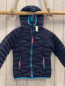 Preview: Peek Ü  Jacke  Gr. 116  blau hellblauer Bund Kapuze