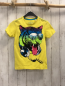 Preview:   T-Shirt  Gr. 128  gelb Katze mit Sonnenbrille + Kopfhörern 