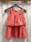 Preview: Dayan  Kleid  Gr. 98  hellrot Rüschen 