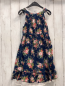 Preview: zara Kleid Gr. 140  blau Blumen