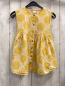 Preview: next Kleid Gr. 110  gelb weiß gestreift gelbe Blumen