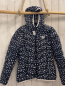 Preview: Adidas Winterjacke Gr. 40  blau weiße Punkte + Bund