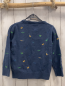 Preview:   Pullover  Gr. 110  blau Strick bunte Dinos Strick 