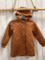 Preview: Wheat  Jacke  Gr. 116  ocker Kapuze Rauten Strickbund 