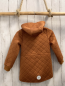 Preview: Wheat  Jacke  Gr. 116  ocker Kapuze Rauten Strickbund 