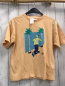 Preview: Zara  T-Shirt  Gr. 140  orange Skater mit Palmen 