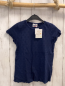 Preview: neu  T-Shirt  Gr. 128  blau Lochstickerei 