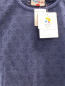 Preview: neu  T-Shirt  Gr. 128  blau Lochstickerei 