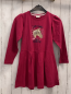 Preview: Salt & Pepper  Kleid  Gr. 128  rot Pferdekopf Schift 