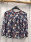 Preview: Vertbaudet  Bluse  Gr. 104  blau Blumen 