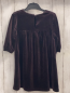 Preview: Vertbaudet  Kleid  Gr. 110  aubergine Nicky Glitzerpunkte Rüschen 