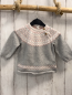 Preview: H&M Pullover  Gr. 74  hellgrau weiß rosa Muster mit Rauten Strick