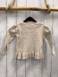 Preview:   Pullover  Gr. 86  beige Strick Pailettentierkopf 