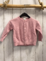 Preview: H&M  Strickjacke  Gr. 80  rosa Lochmuster 