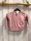 Preview: H&M  Strickjacke  Gr. 80  rosa Lochmuster 