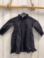 Preview: H&M  Kleid  Gr. 80  dunkelgrau weiße Blumen 