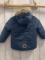 Preview:   Winterjacke  Gr. 86  blau Kapuze mit Fellbund sand Teddyfutter Knebelknöpfe 