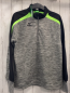Preview: neu Erima  Sportshirt  Gr. S schwarz hellgrün + grau hellgrau meliert + Reißverschluss 