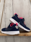 Preview: Vty  Schuhe Gr. 36  blau mit Glitzer hellroter Bund weiße Sohle 