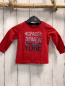 Preview: S´Oliver  Langarmshirt  Gr. 68  rot Schrift 