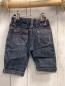 Preview: Petit Bateau  Hose  Gr. 56  blau Jeans Umschlag Gummizugbund 