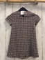 Preview: zara Kleid Gr. 110  grau rot schwarz gemustert