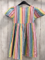 Preview: Next  Kleid  Gr. 128  weiß bunte Streifen 