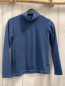 Preview: Uniqlo  Pullover  Gr. 146  blau Rippen Nicky Rollkragen 