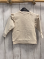 Preview: Dopodopo  Pulover  Gr. 86  beige Hasen Rüschen an den Schultern