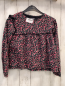 Preview: Vertbaudet  Langarmshirt  Gr. 134  schwarz Bumen 