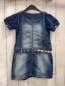 Preview: Tom Tailor  Kleid  Gr. 116  blau Jeans mit kariertem Gürtel 