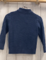 Preview:   Pullover  Gr. 116  blau Strick Zöpfe Knopfleiste weißes Plüschfutter am Kragen 