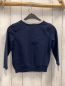 Preview: Ralph Lauren Pullover Gr. 116  blau grauer Bund Schrift